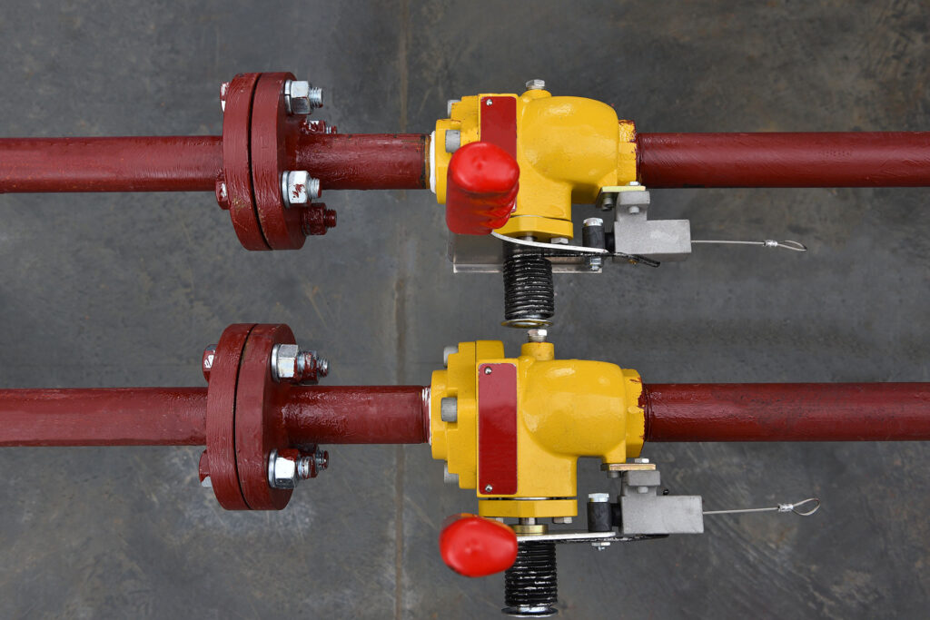 Earthquake gas shut-off valve installation in Pico Rivera